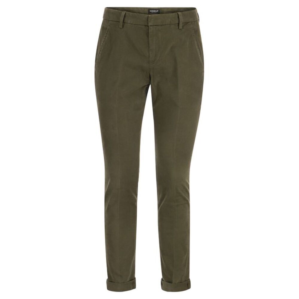 Dondup Men Gaubert - Slim-Fit Gabardine Trousers